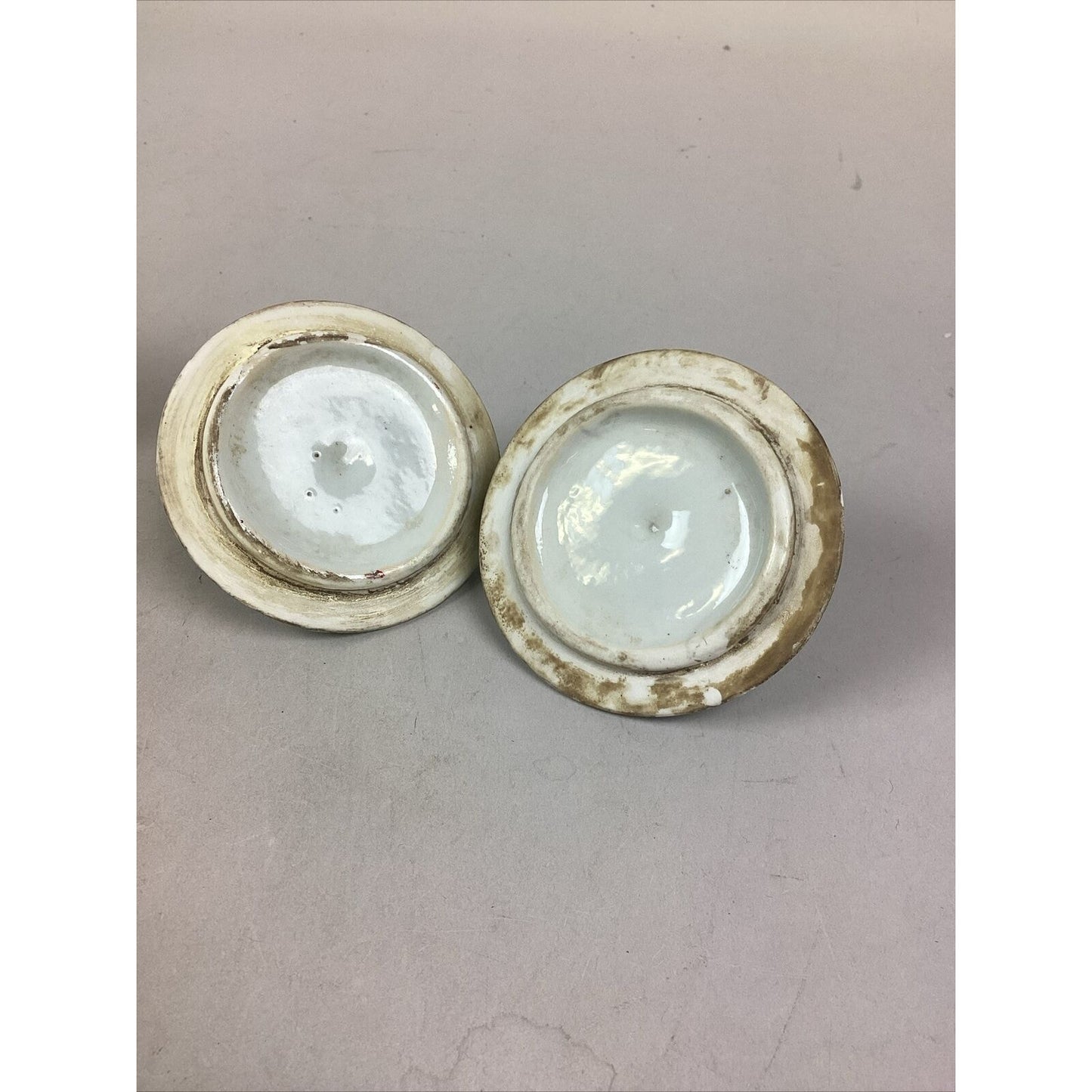 Set Of 3 Vintage Ceramic Ring Holders