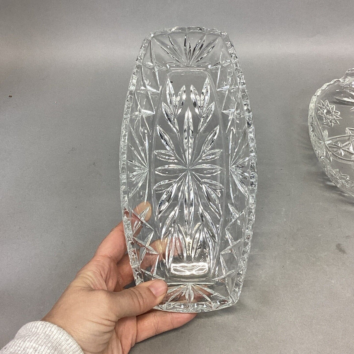 Set Of 3 Decorative Glass Butter Candy Serving Dishes