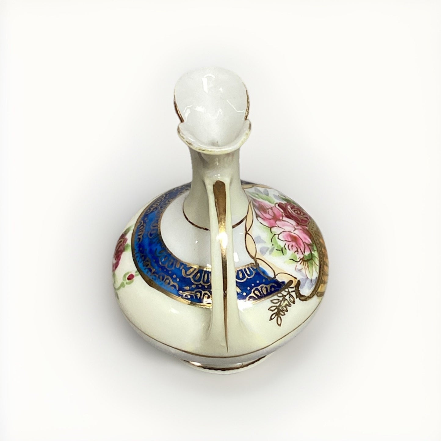 Mini Floral Water Jug Figurine, Perfume Bottle And Trinket Dish