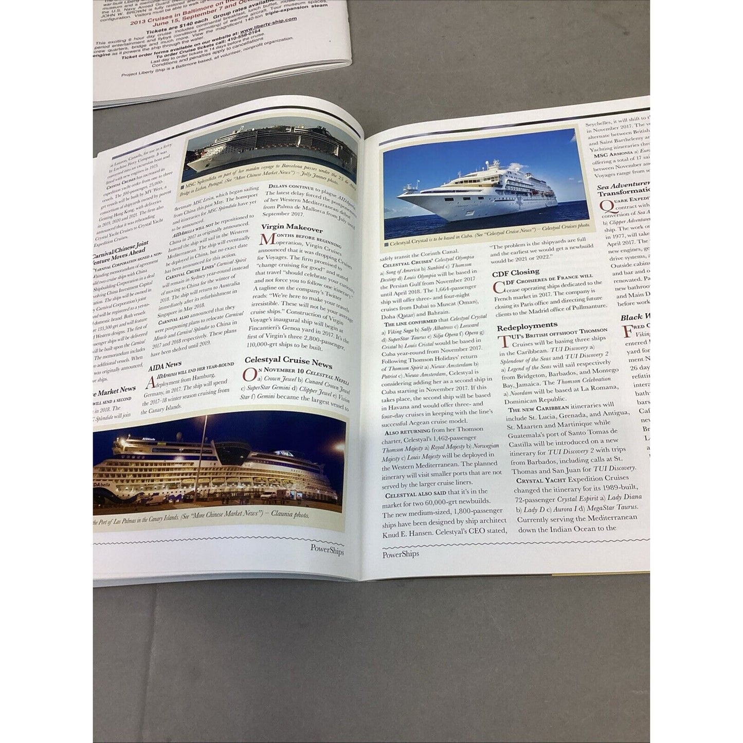 Lot Of 13 - Power Ships Magazines - 2012, 2017-2020