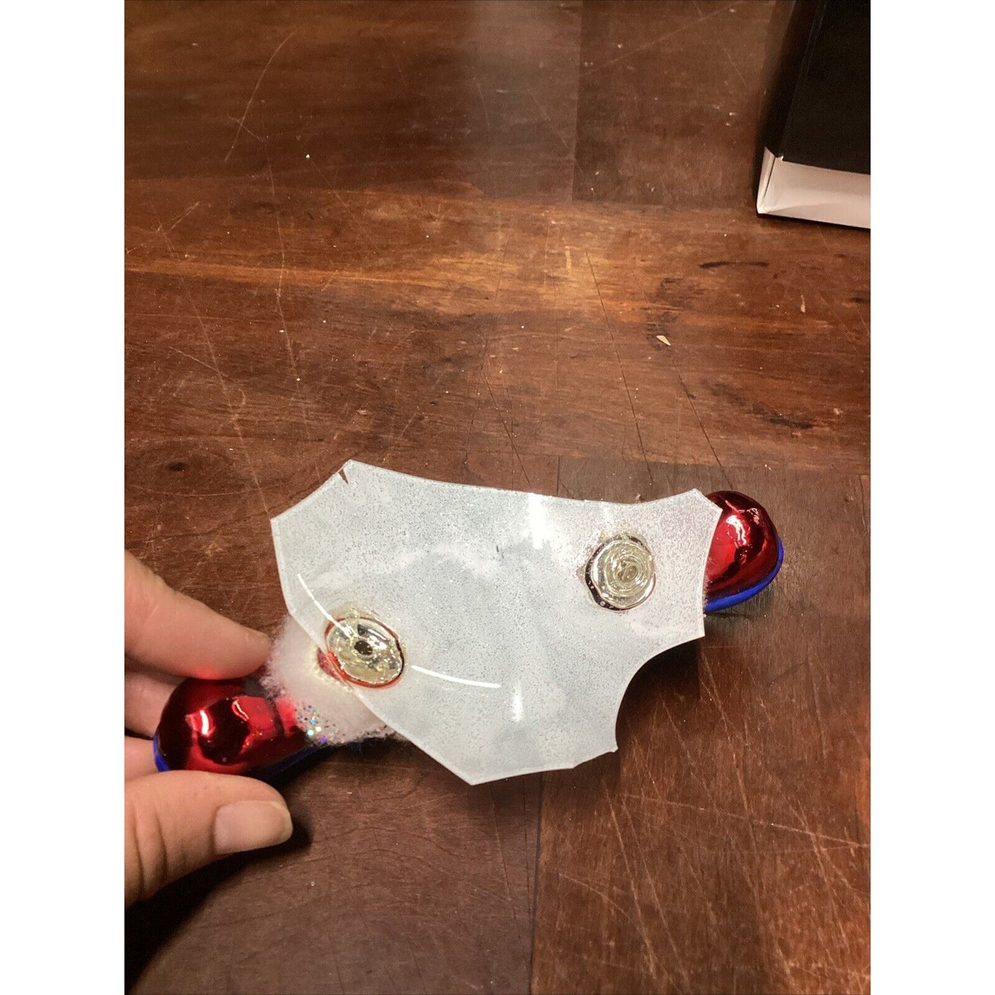 Radko Frosty Cuff Frolics - Damaged Nose And Globe - With Tags
