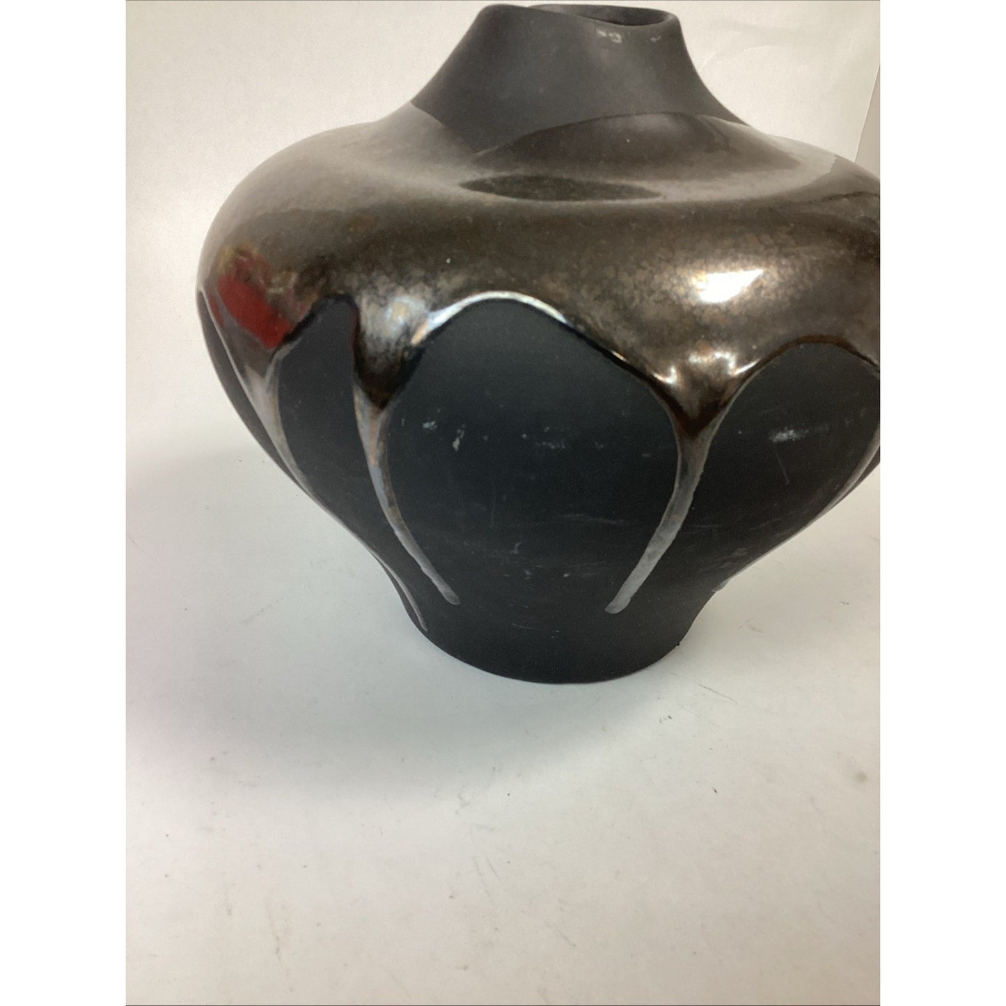 Vintage Haeger Pottery Vase W/ Drip Effect - #4415 - 9”H - American Made