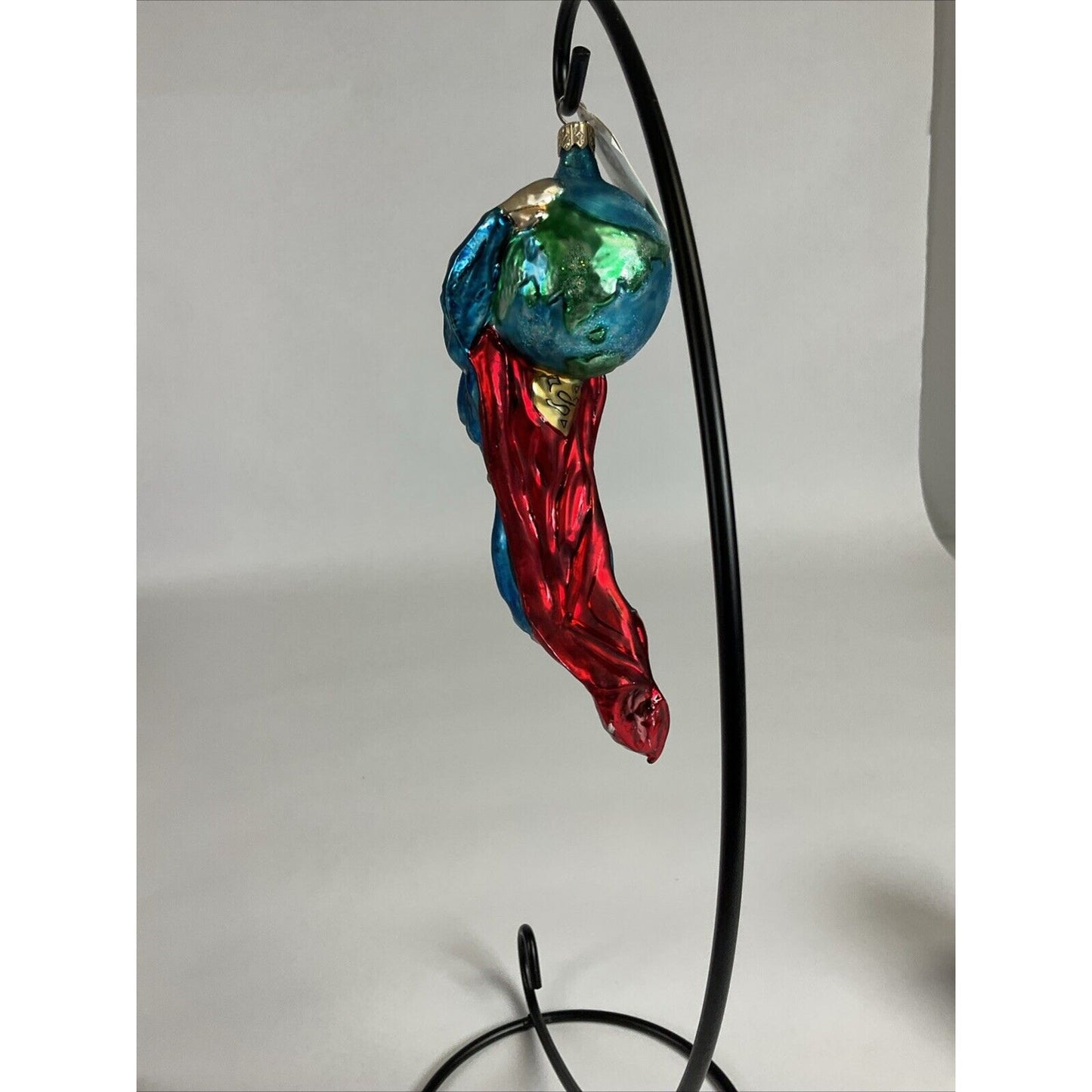 DC Warner Bros Store Christopher Radko Superman 1996 Glass Limited Ornament