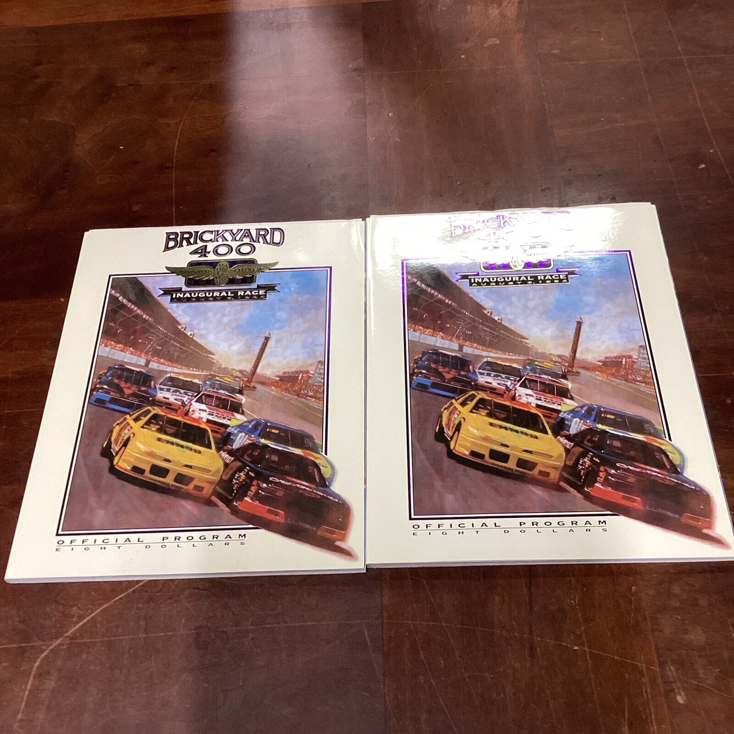 2 Brickyard 400 Inaugural Race Official Program Indianapolis Motor Speedway