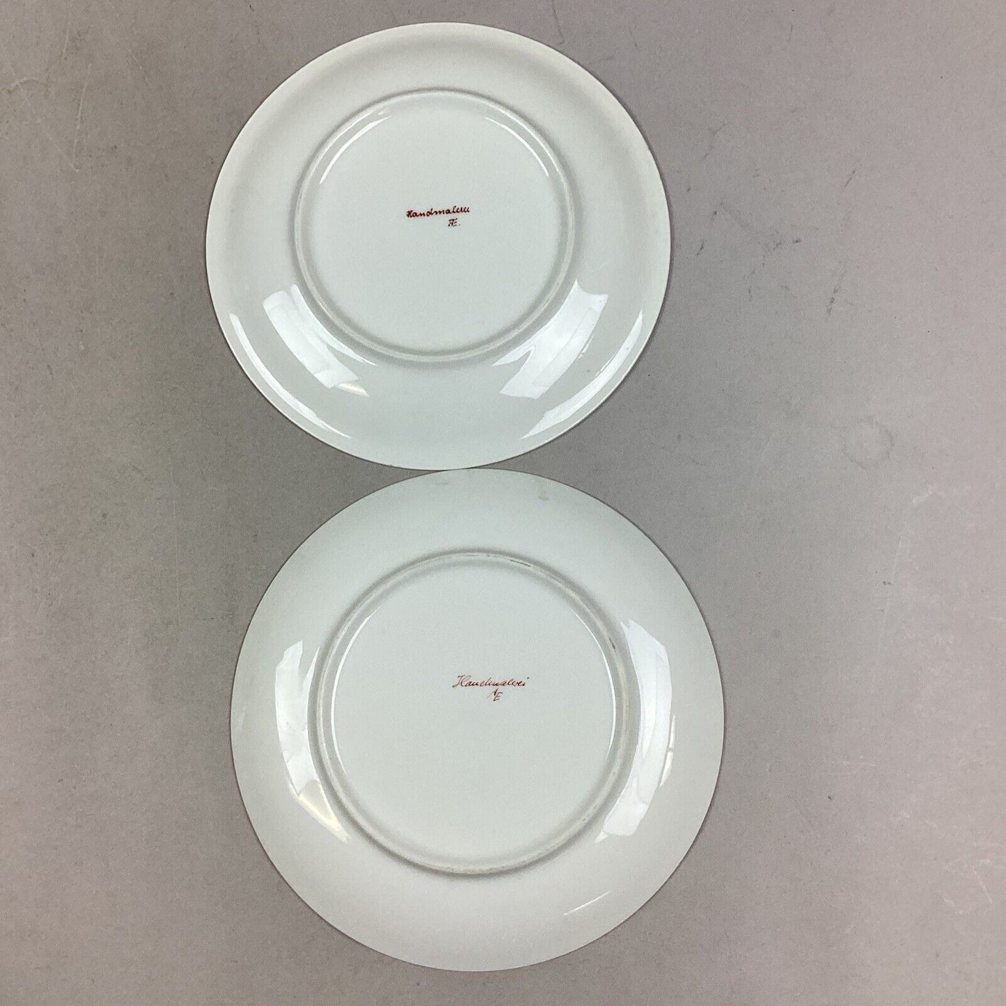 Vintage Hanmalerei Set Of 9 Cups/Saucers/Salad & Bread Plates