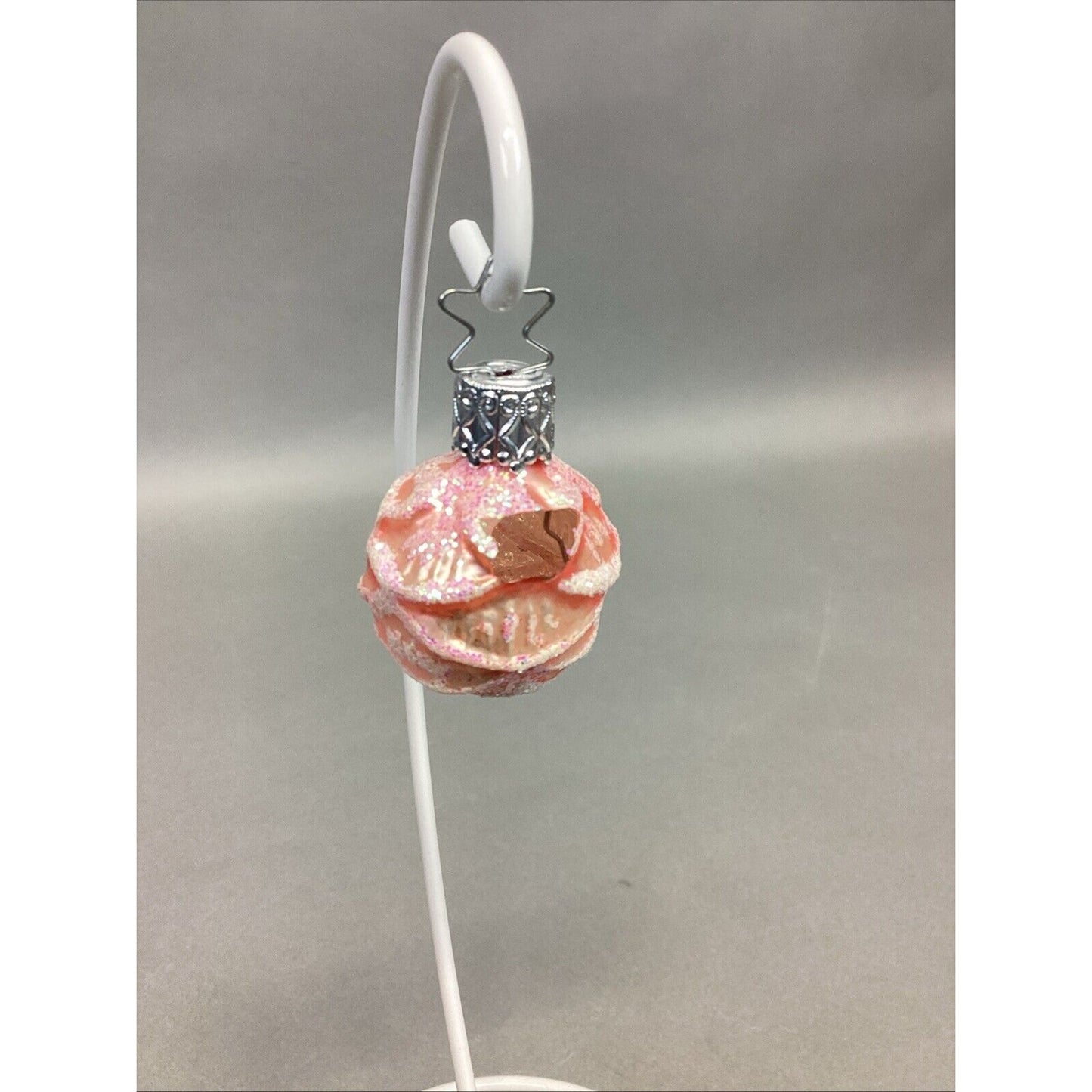 4 Glass Christmas Ornaments - Damaged