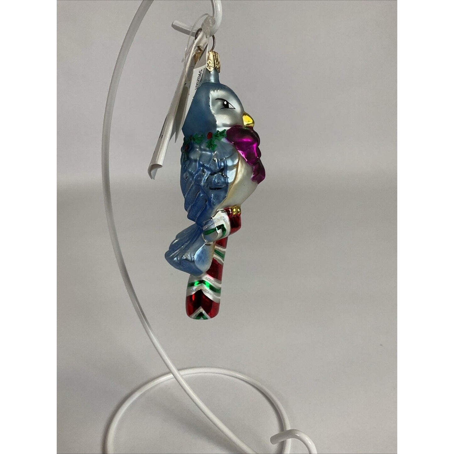 Christopher Radko Tweets On Sweets Glass Christmas Ornament