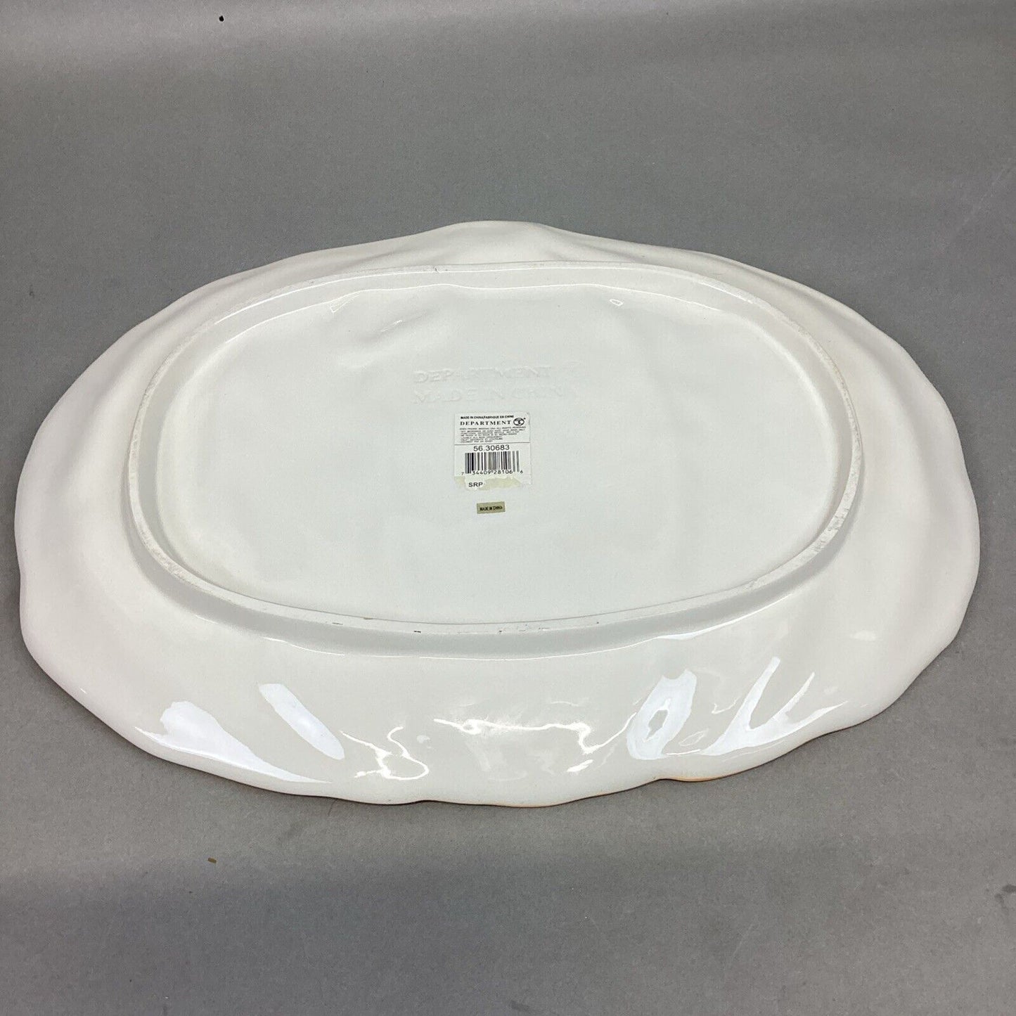 Dept 56 Harvest 15" x 11" Pumpkin Chips N Dip Platter