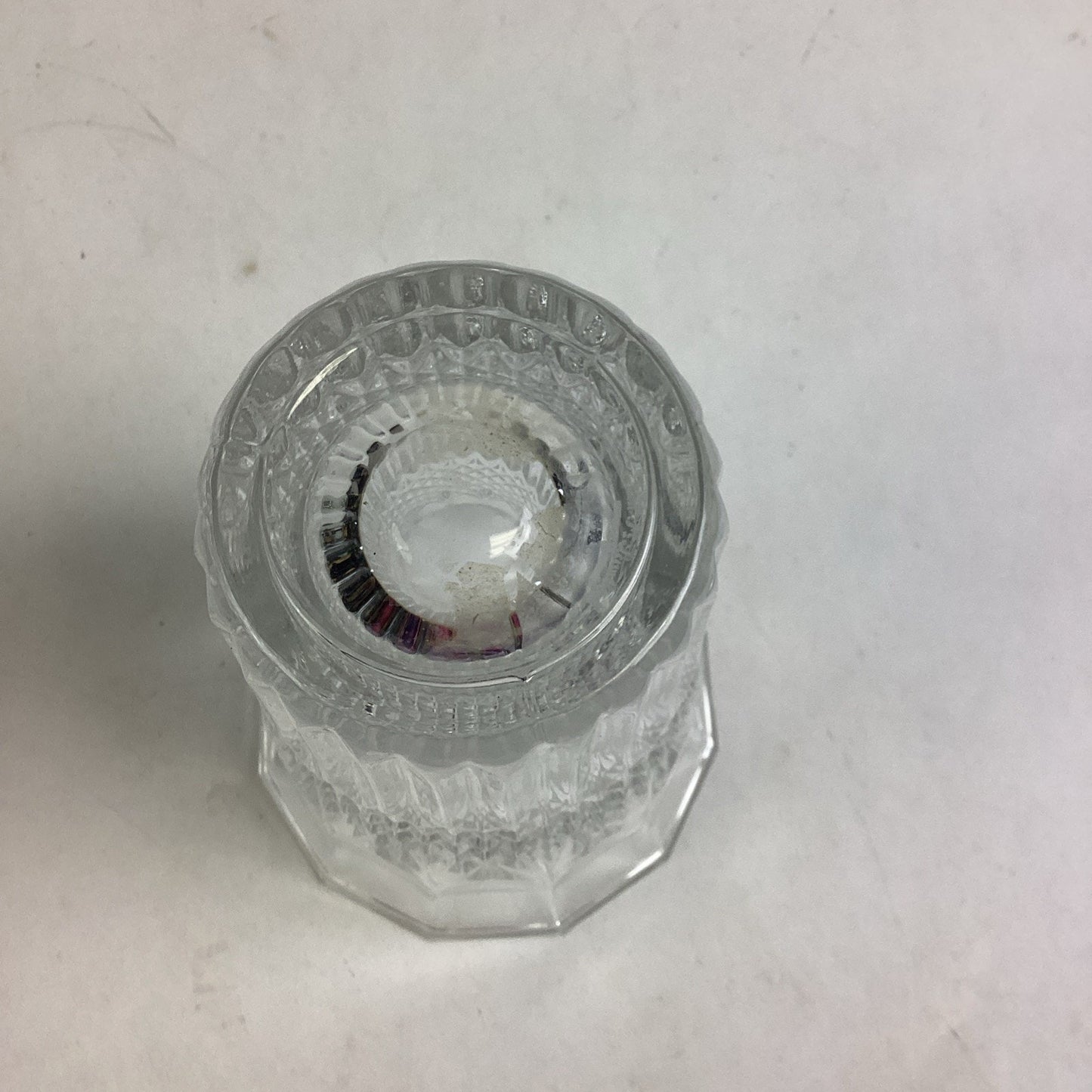 Val St. Lambert Otero Crystal Flower Vase - 8”H