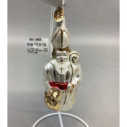 Radko St. Petersburg Glass Christmas Ornament With Tags - Radko #02-0494-0