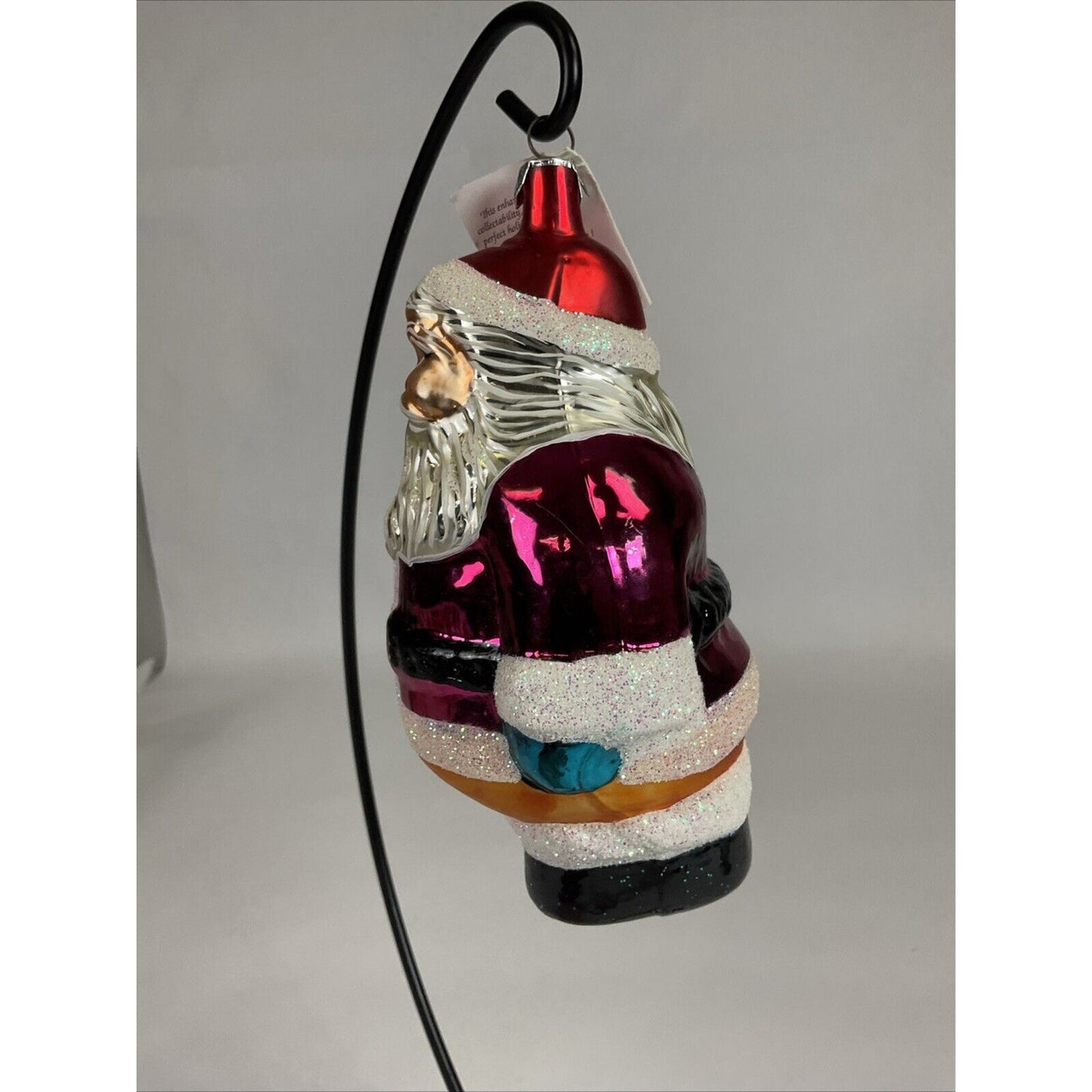 Radko ROUND ABOUT SANTA Christmas Ornament LARGE