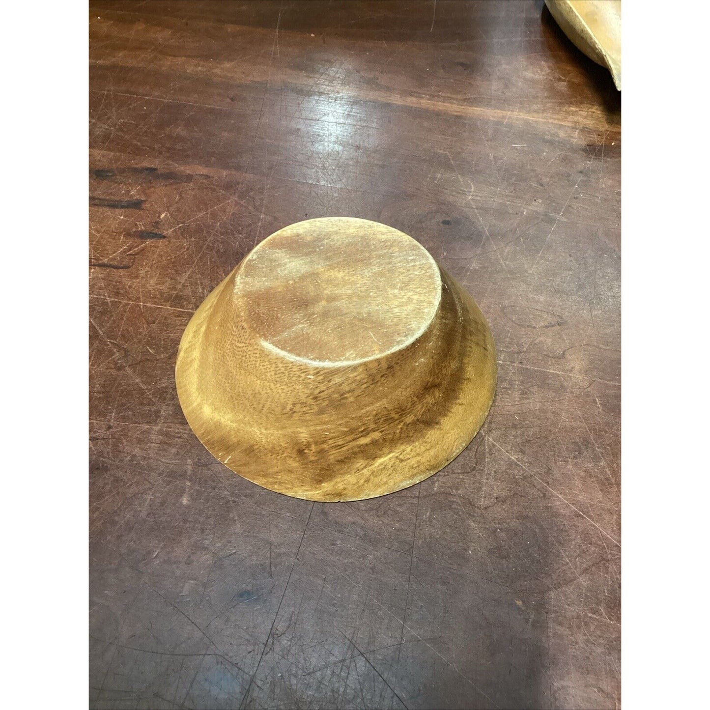 Set Of 3 Vintage Teak Wooden Bowl, Pea Pod Bowl & Serving Tray