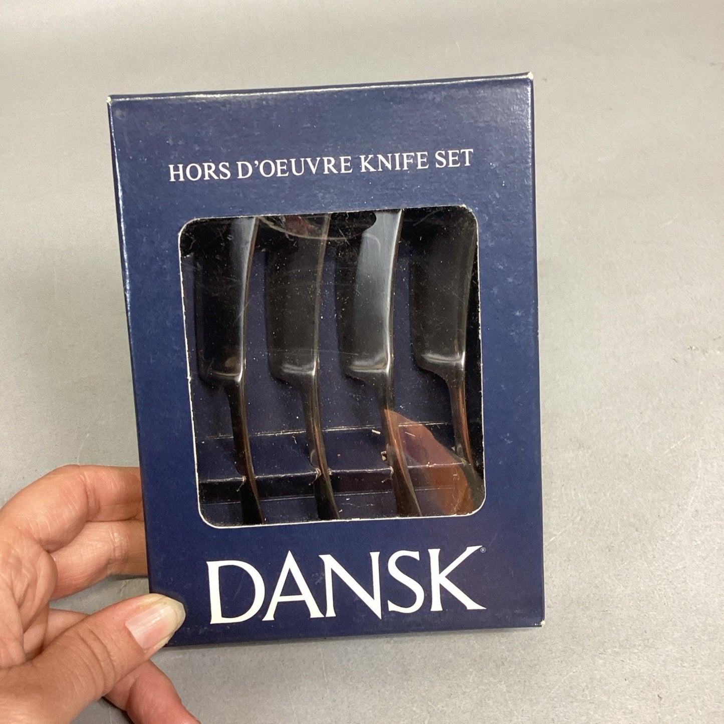 Dansk Hors D' Oeuvres Appetizer Charcuterie Knife Set S/4