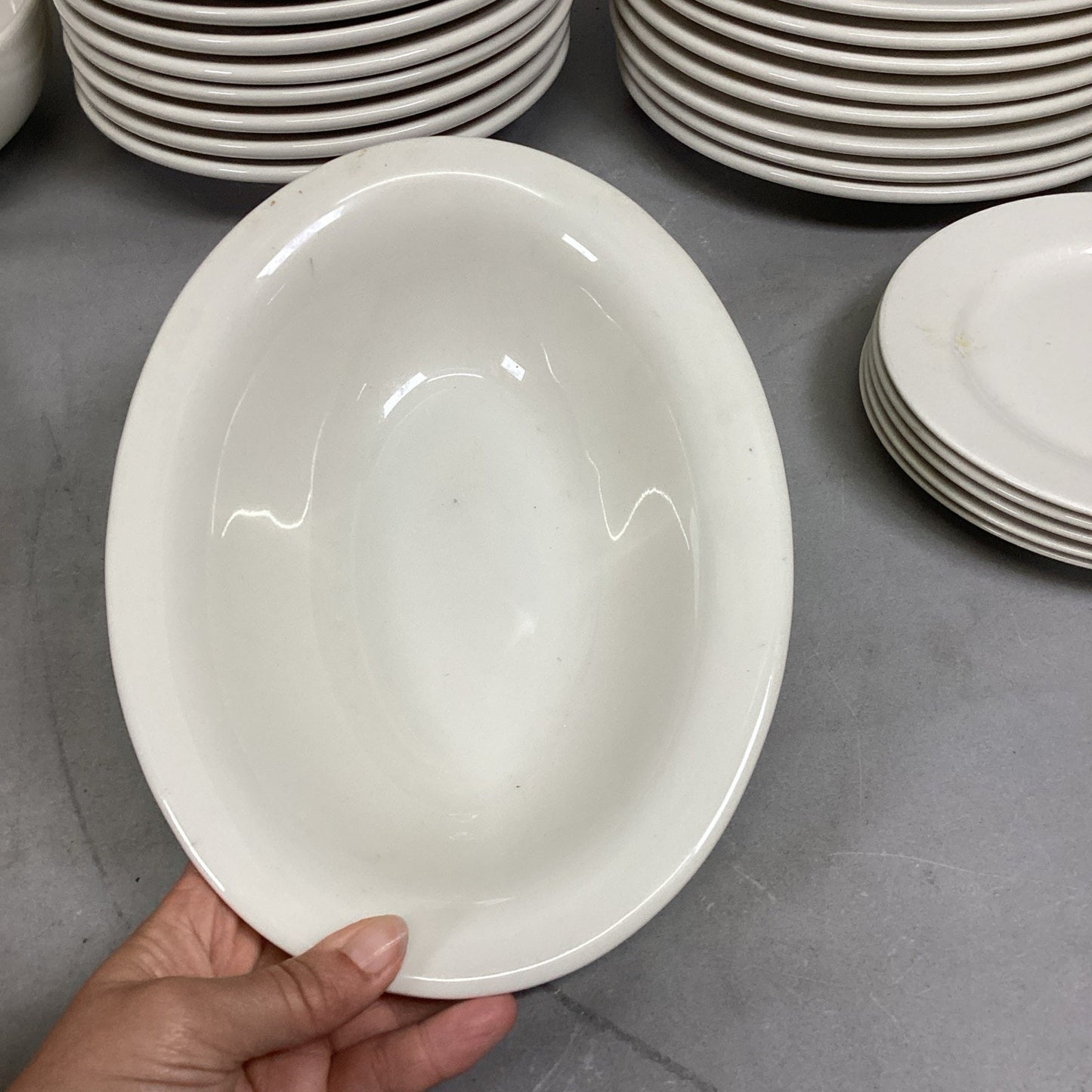 Homer Laughlin China - Set Of 34 Bowls, Plates, Mugs, Soup Bowls & More