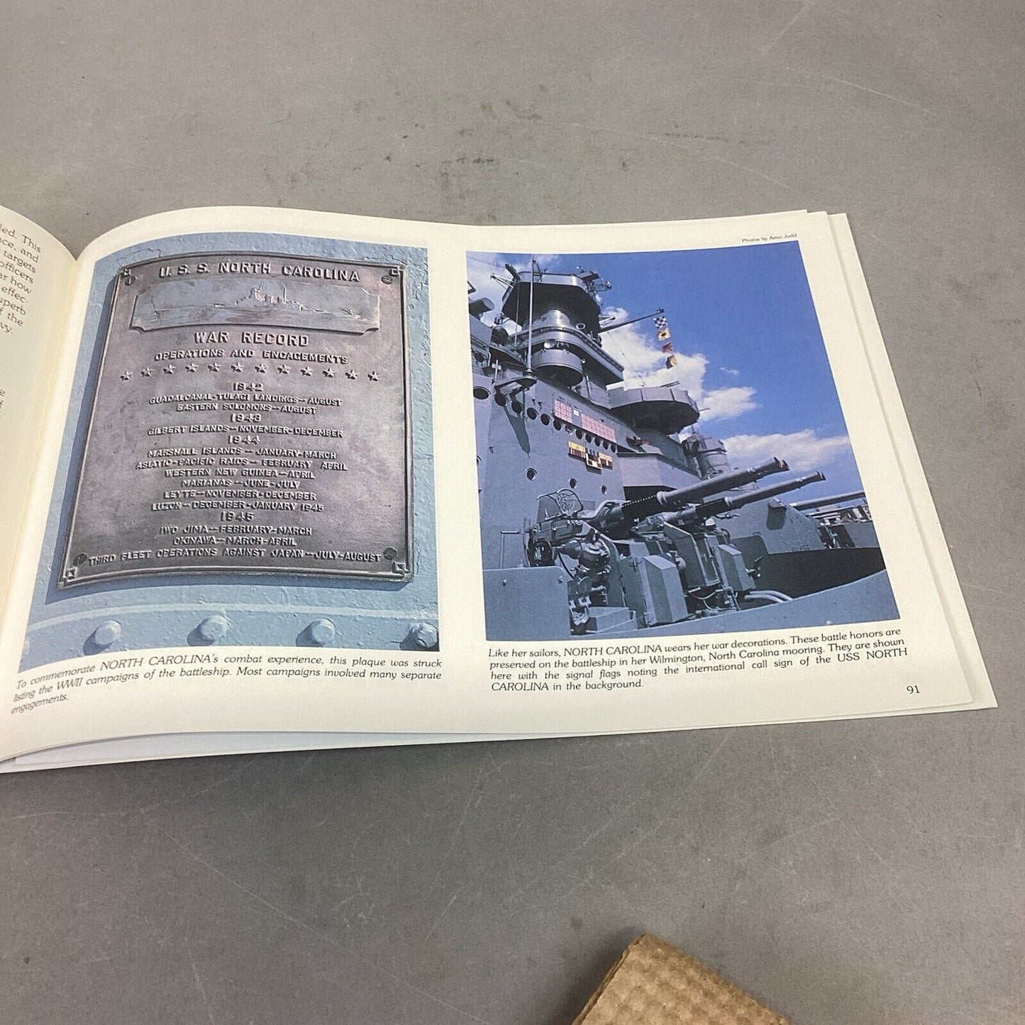 Battleship North Carolina BB-55 - Softcover - 1983