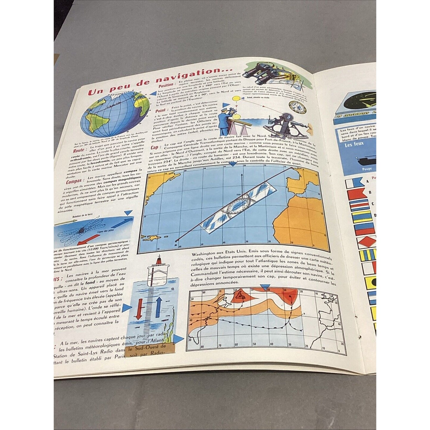 Set Of 2 1960 SS FRANCE La Compagnie Generale Transatlantique Children’s Books