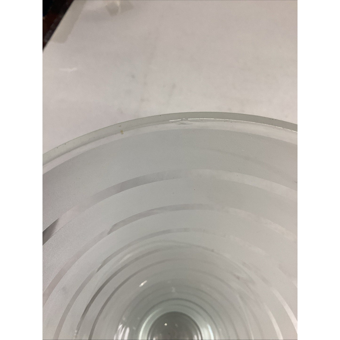 Large Glass Striped Vase - 13 1/4”H