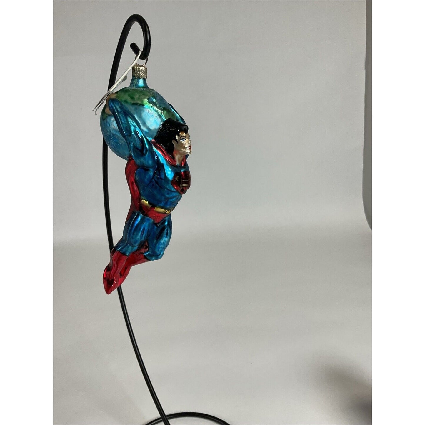 DC Warner Bros Store Christopher Radko Superman 1996 Glass Limited Ornament