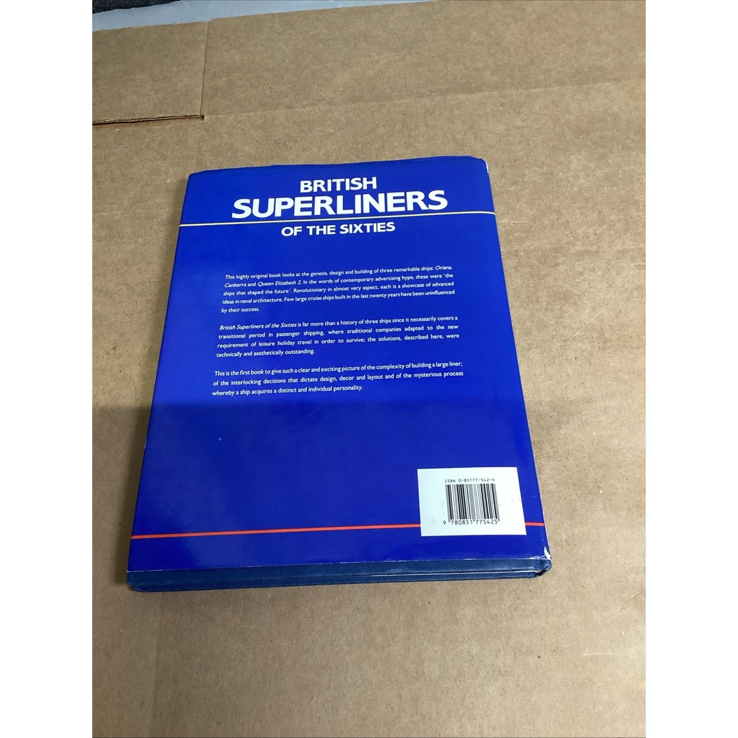 British Superliners of the Sixties Philip Dawson 1990 Hardback Book