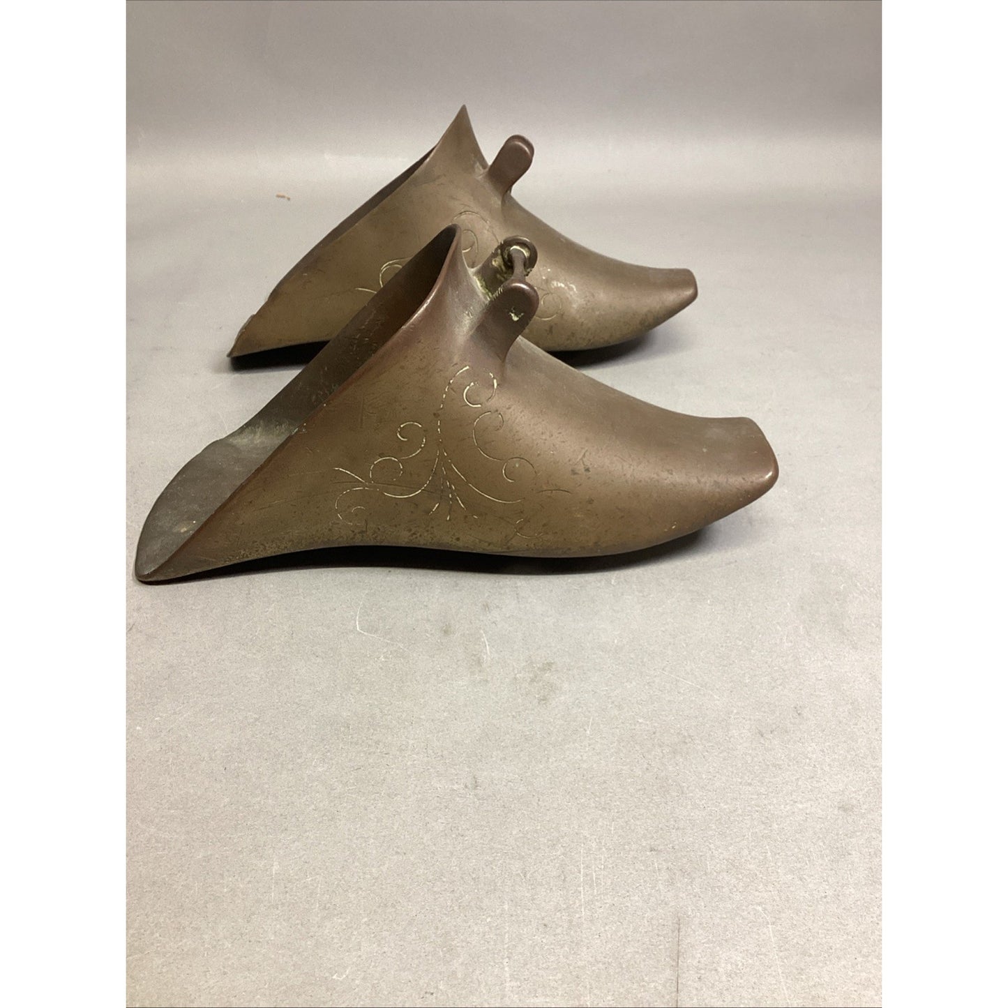 Pair Of Vintage Brass Conquistador Spanish Horse Stirrups