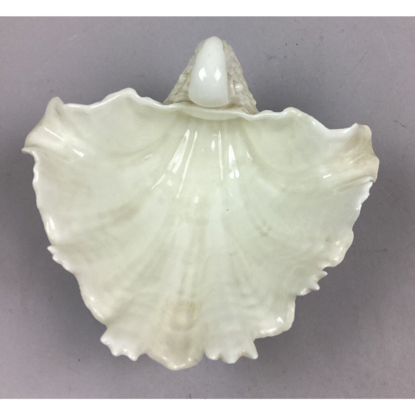 Vintage Fitz & Floyd Bone China Seashell Bowl Dish with 3 Shell Feet - 8”