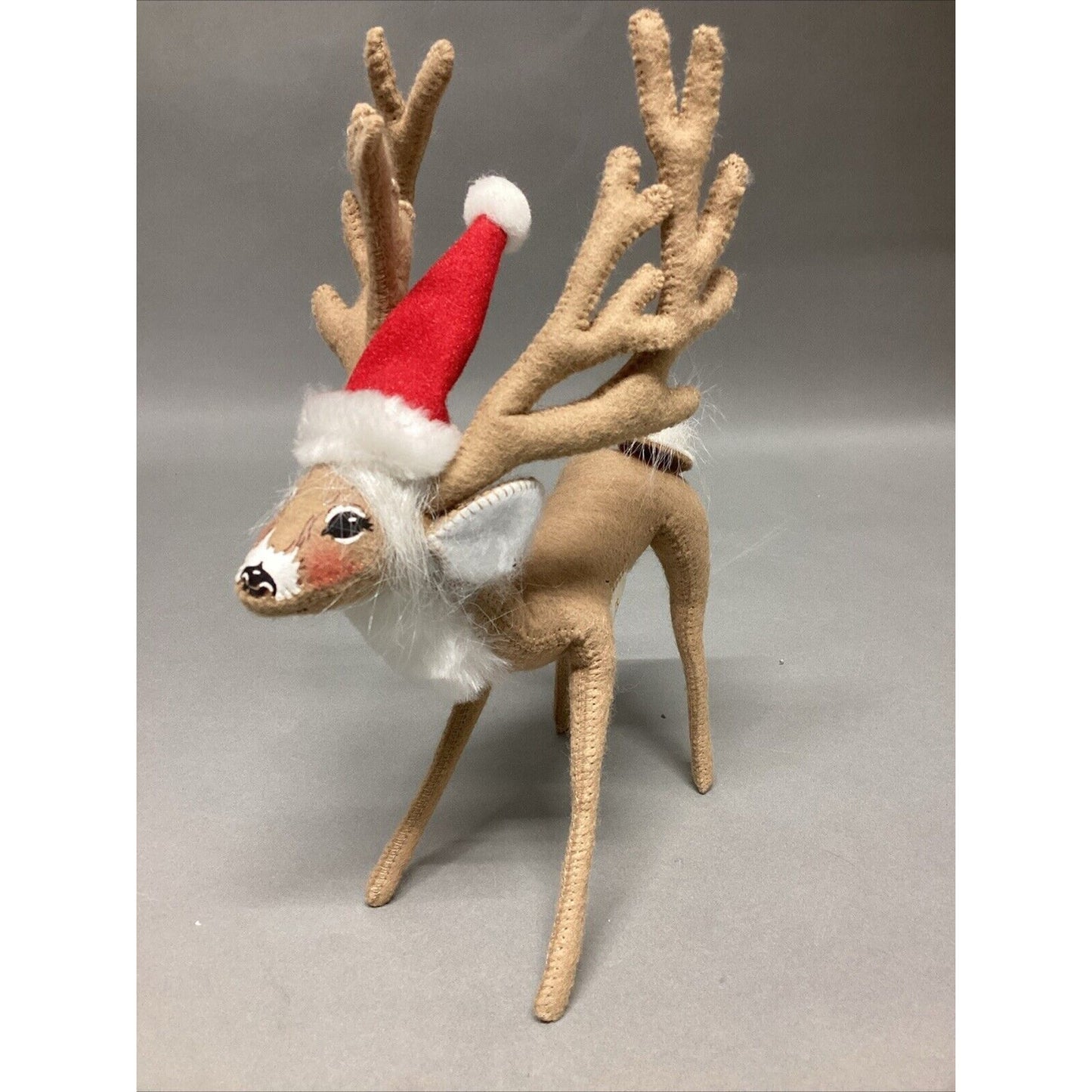 Vintage Annalee 2 Reindeer And 1 Mischievous Elf