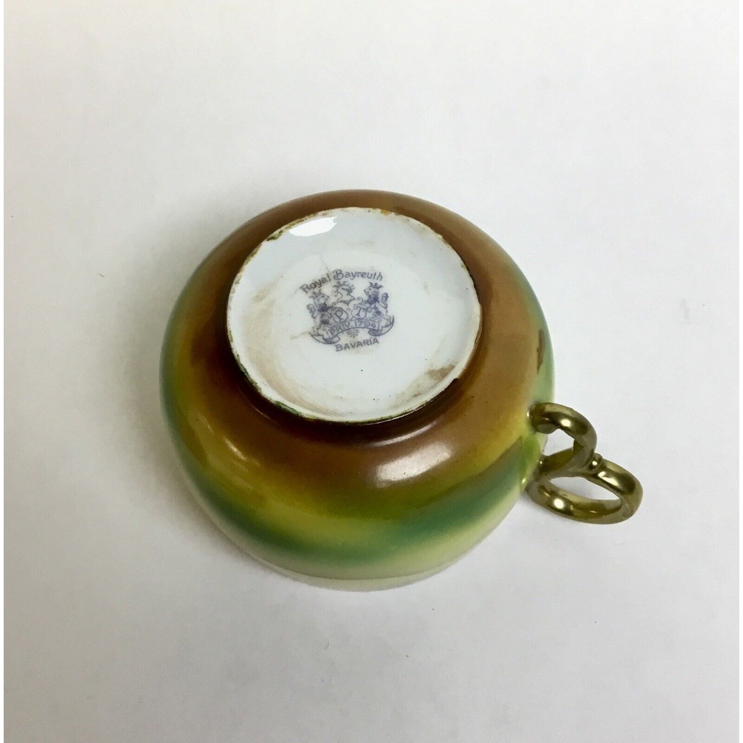 Royal Bayreuth Farm Scene Cup, Saucer And Plate