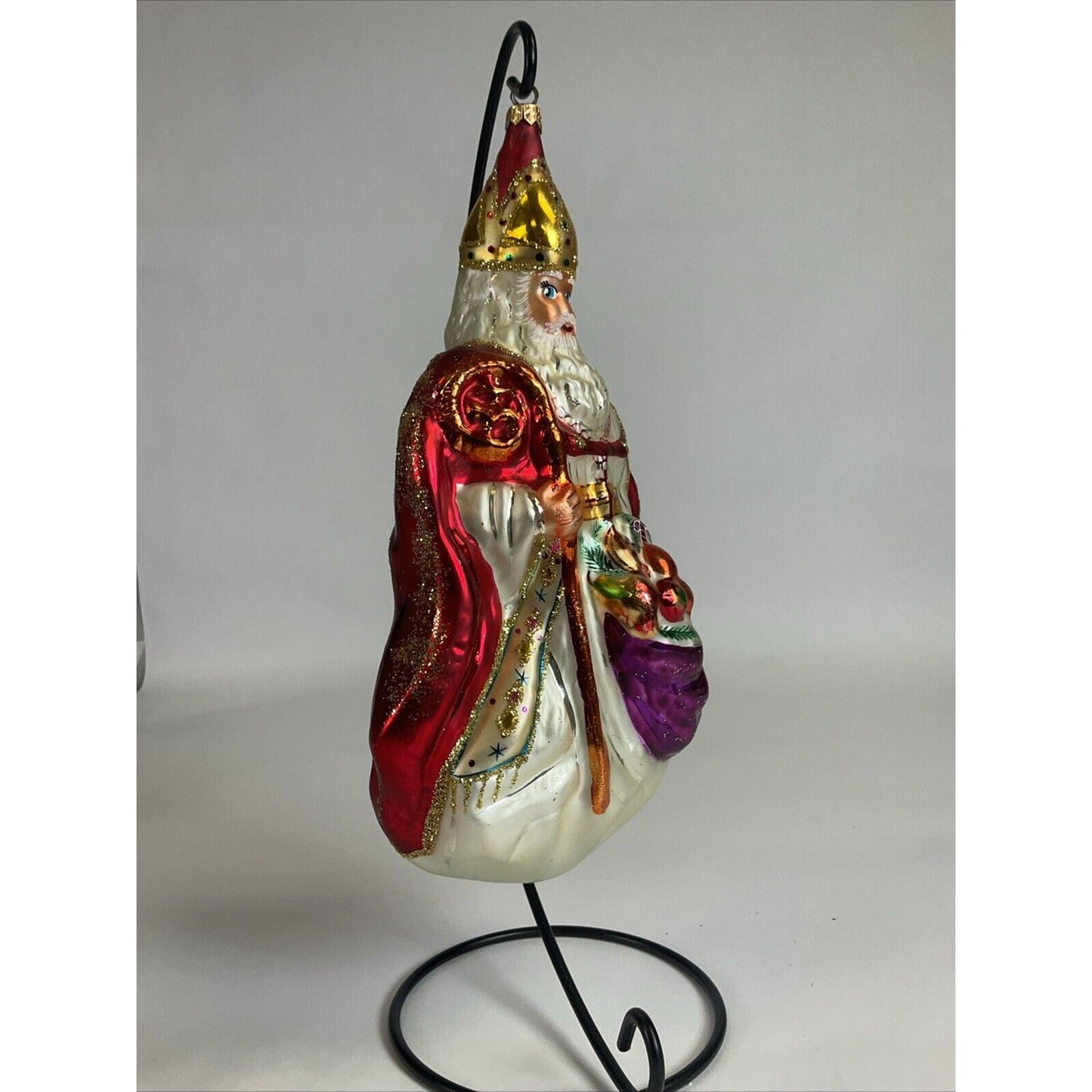 Christopher Radko THE BISHOP St. Nicholas Christmas Ornament Red Robe 1995