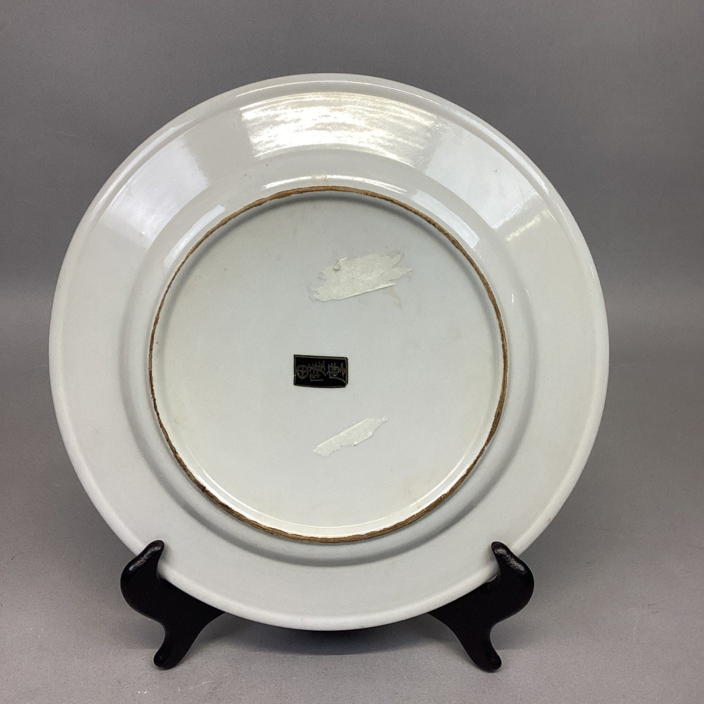 Antique Chinese Hand Painted Famille Plate - 10”