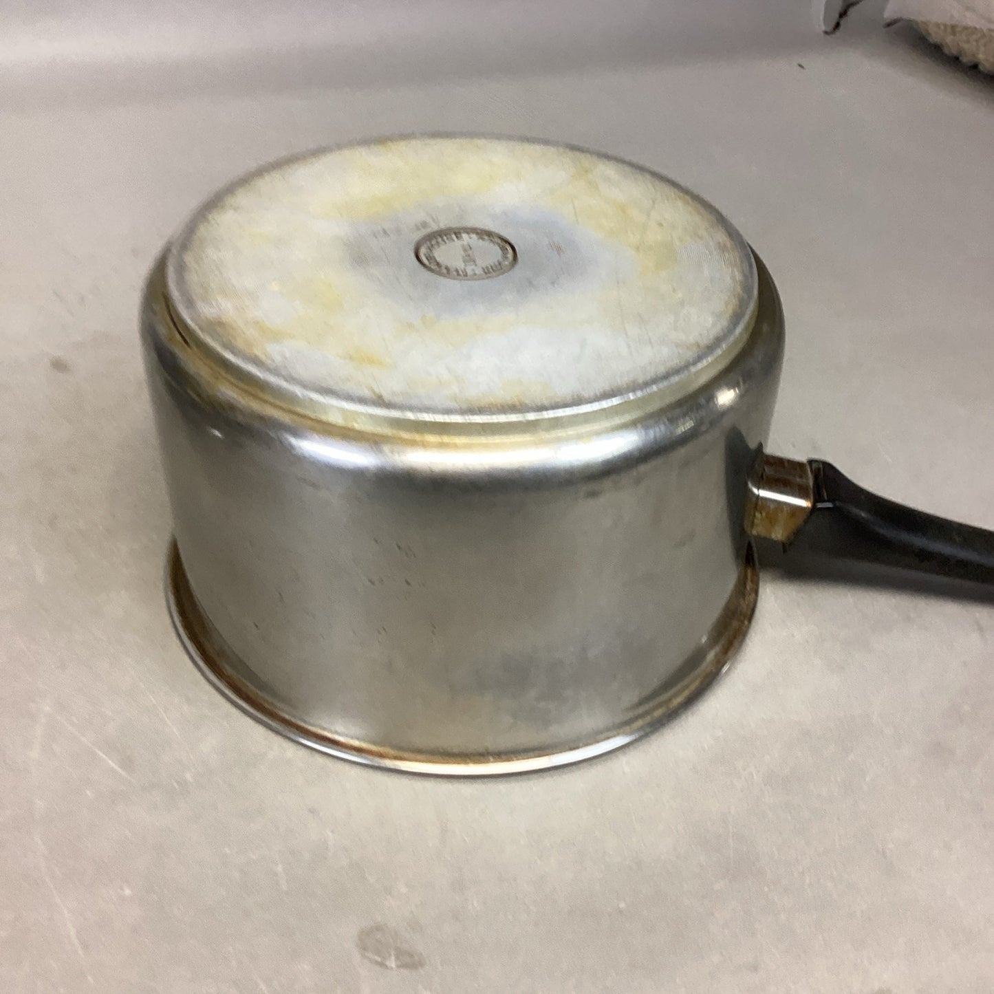 Vintage Manor House 3 1/2 Quart Sauce Pan & Lid - Made In Belgium