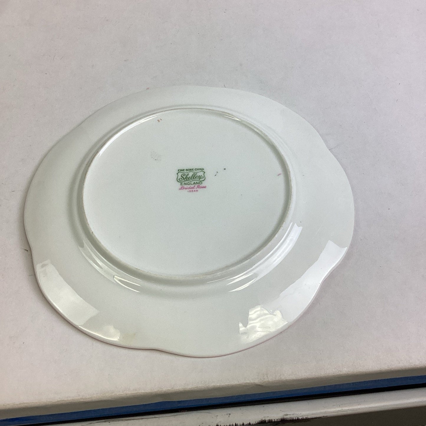 Set Of 2 Shelley Bridal Rose Fine Bone China Salad Plates - #13545 - England