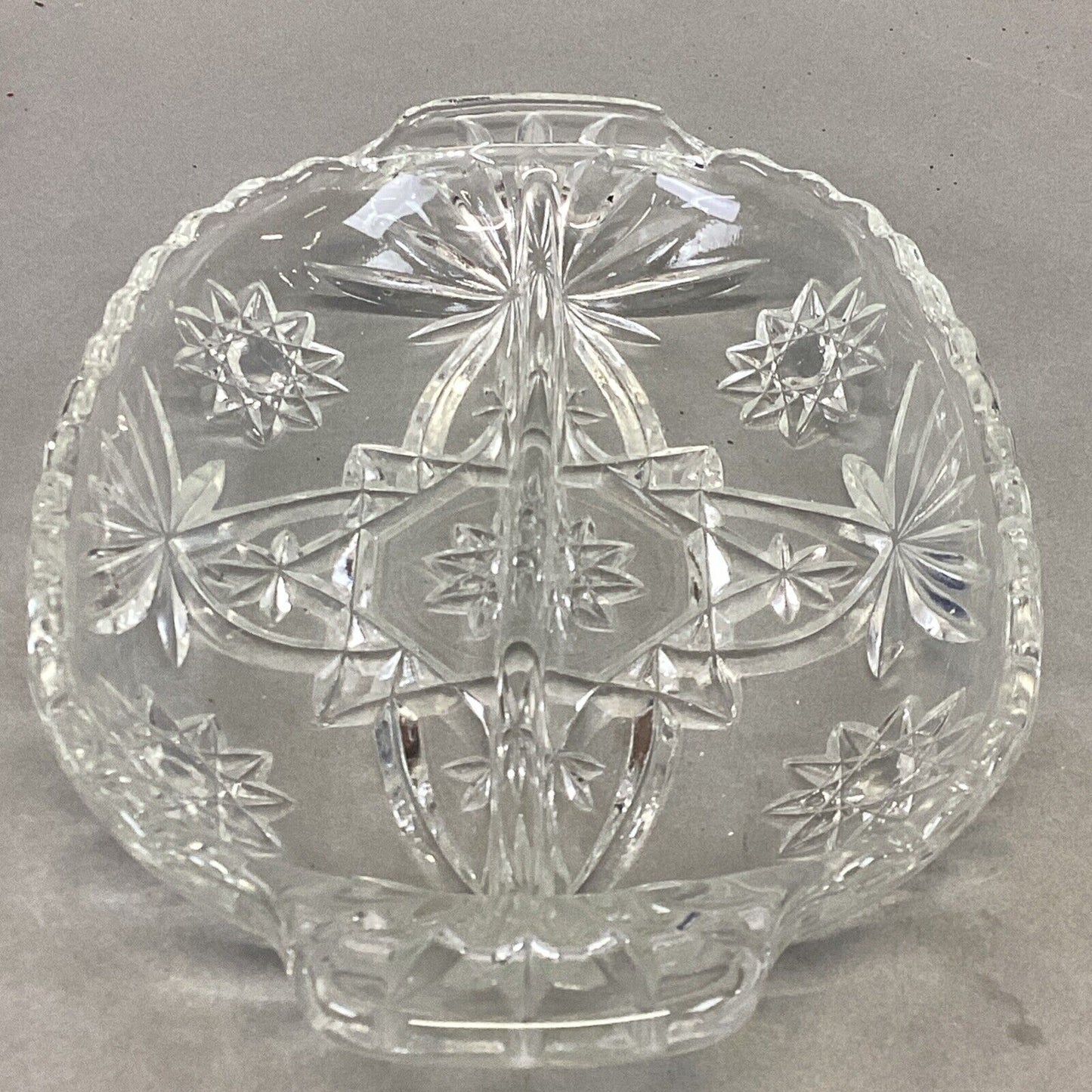 Set Of 3 Decorative Glass Butter Candy Serving Dishes