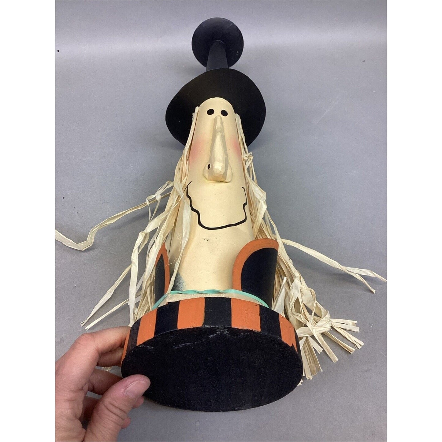 Set Of 2 - 20” Witch Candle Holders