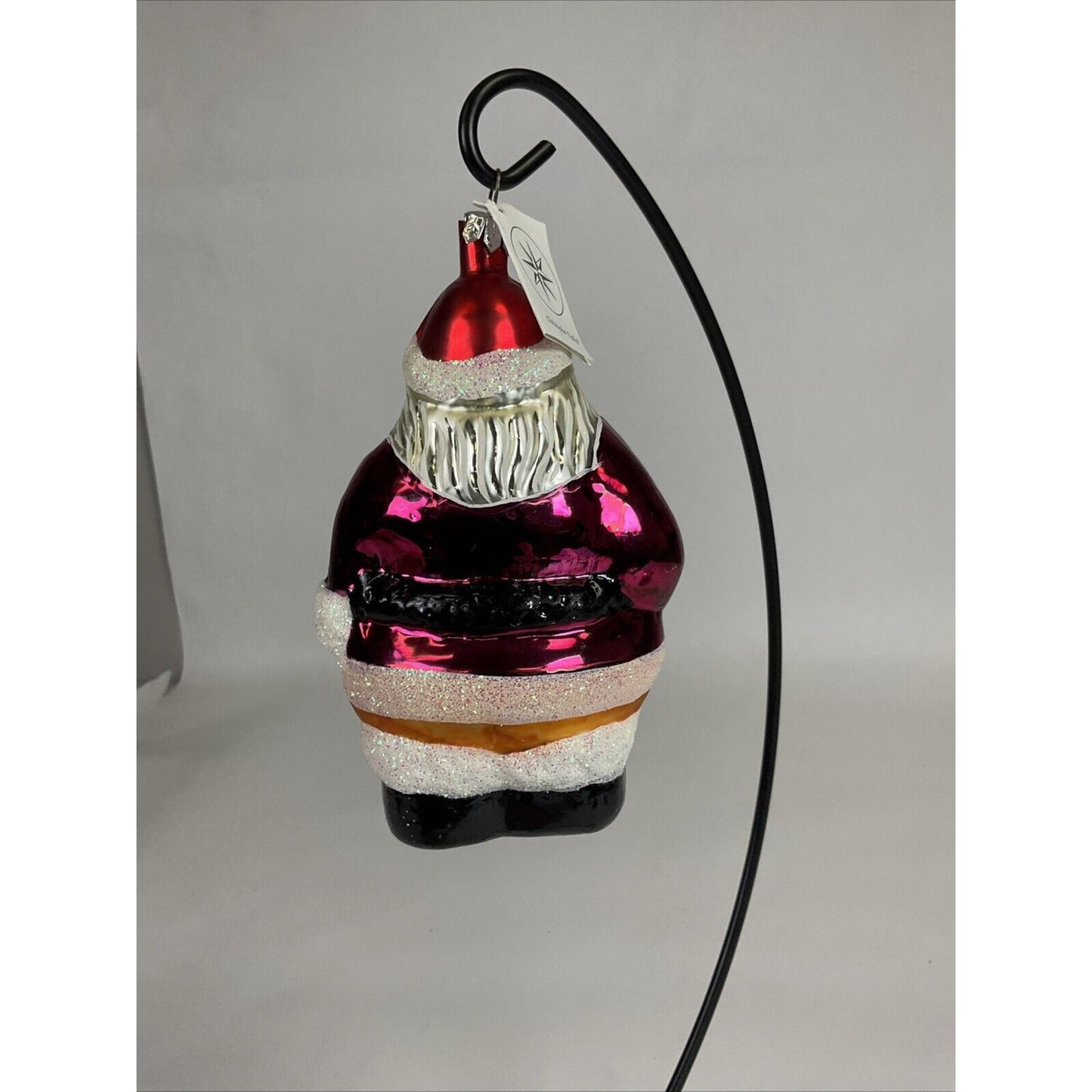 Radko ROUND ABOUT SANTA Christmas Ornament LARGE