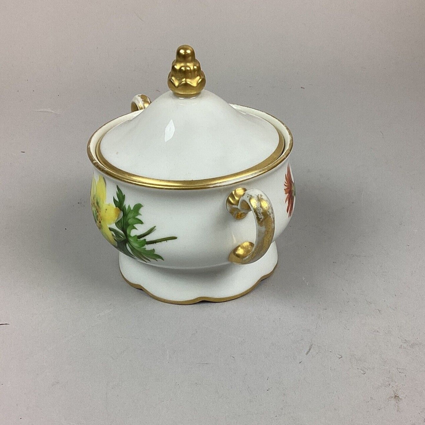 Thomas Adler Bavaria Berchtesgaden Floral Sugar Bowl With Lid