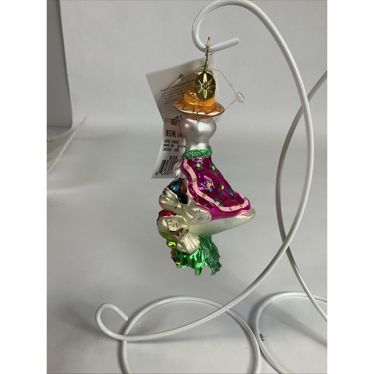 Vintage Christopher Radko Christmas Holiday Ornaments Goose Gaggle / Damaged