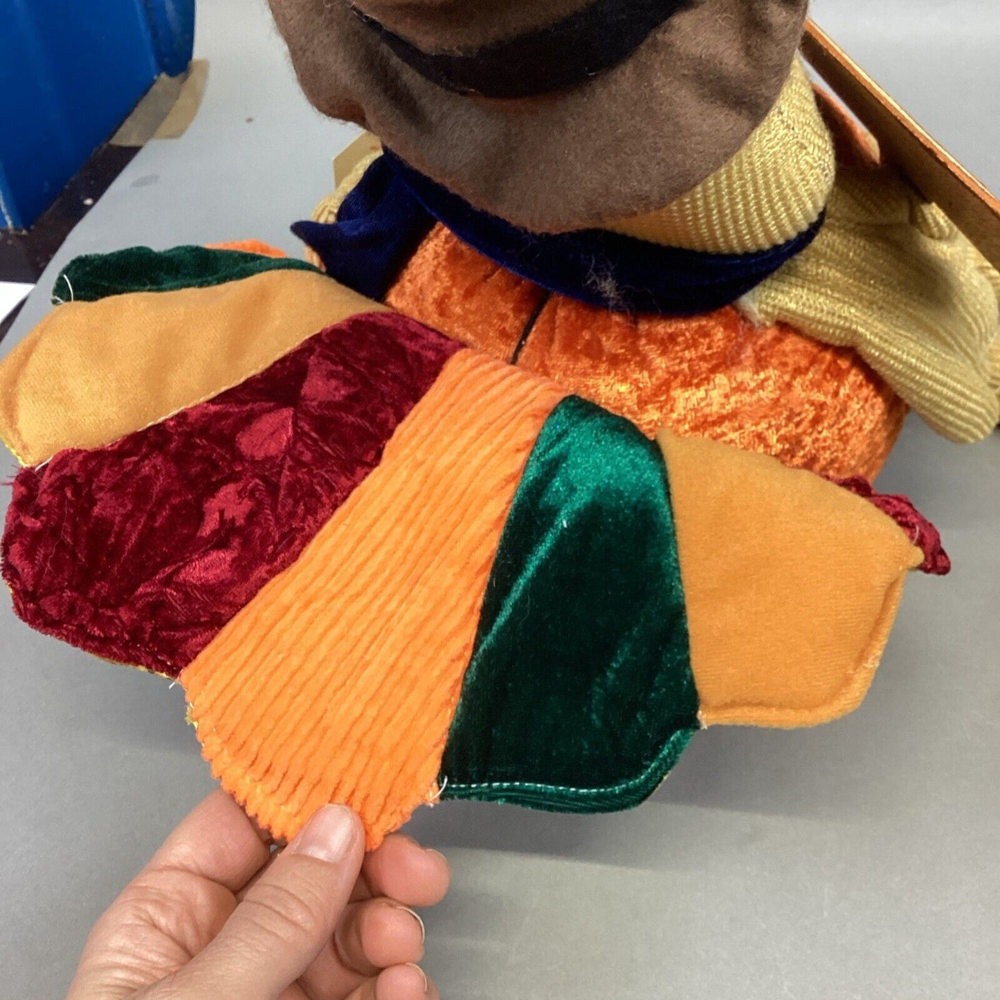 Sunset Bay Seasonal Turkey Pilgrim Plush Shelf Sitter #C5959 - 28”