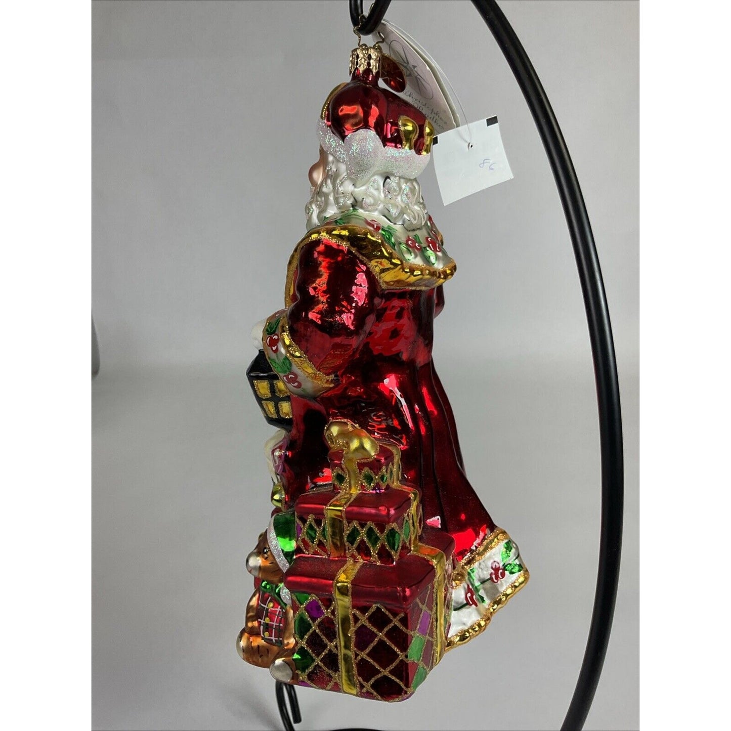 Christopher Radko 2004 Resplendance Santa Limited Edition Ornament & Tags