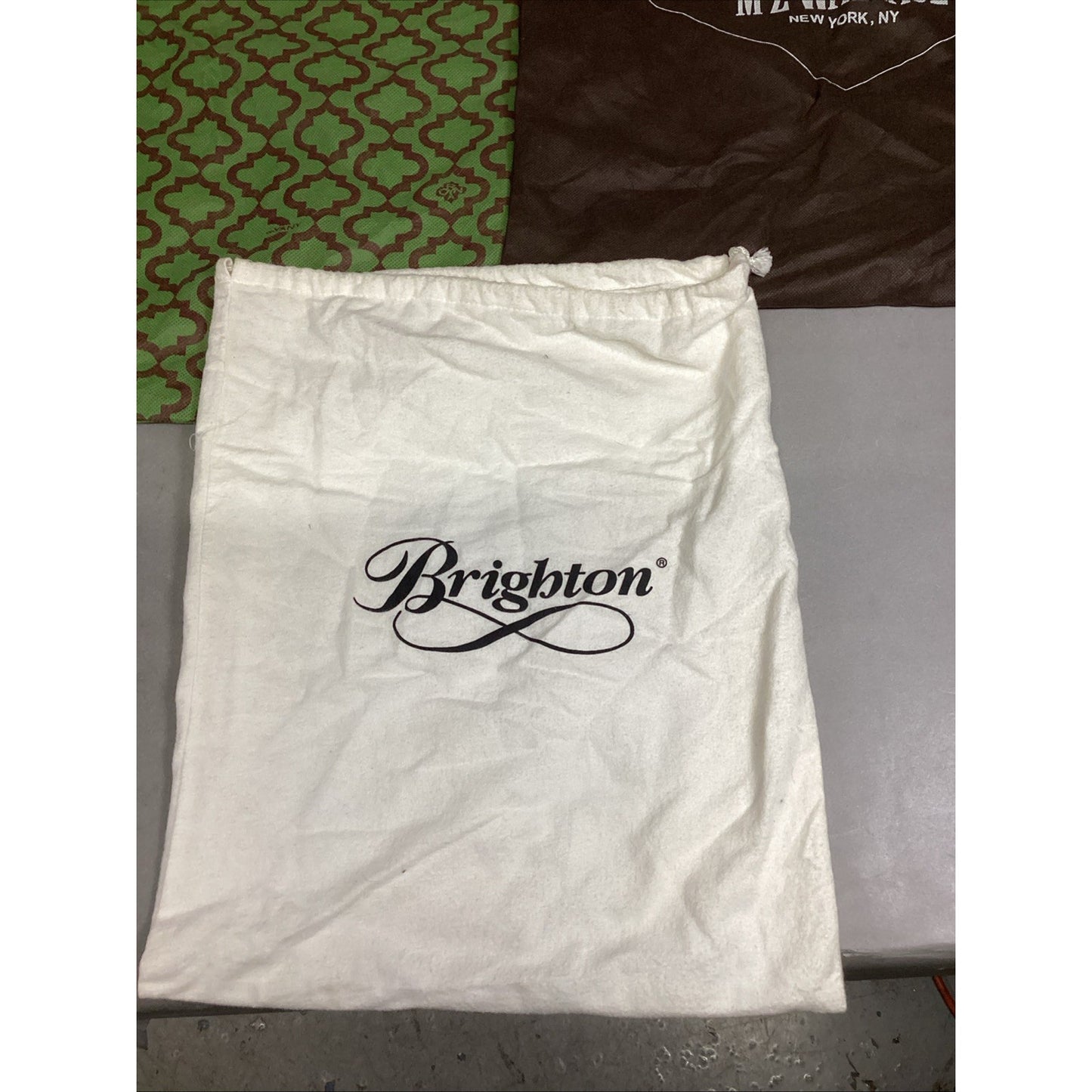 Set Of 3 Drawstring Dust Bags - Or Yany, MZ Wallace & Brighton Bags