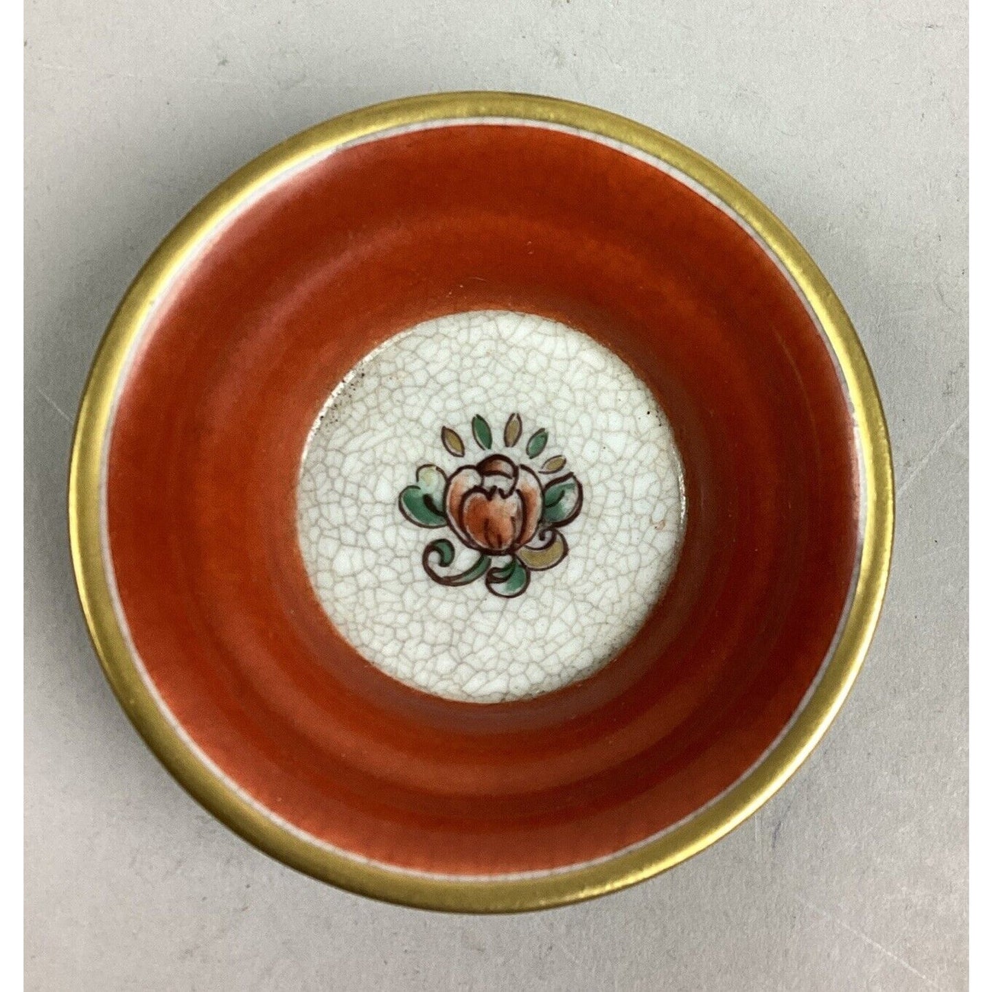 Dahl Jensen Porcelain Trinket Dish Copenhagen Denmark - 3 1/4” - Set of 2