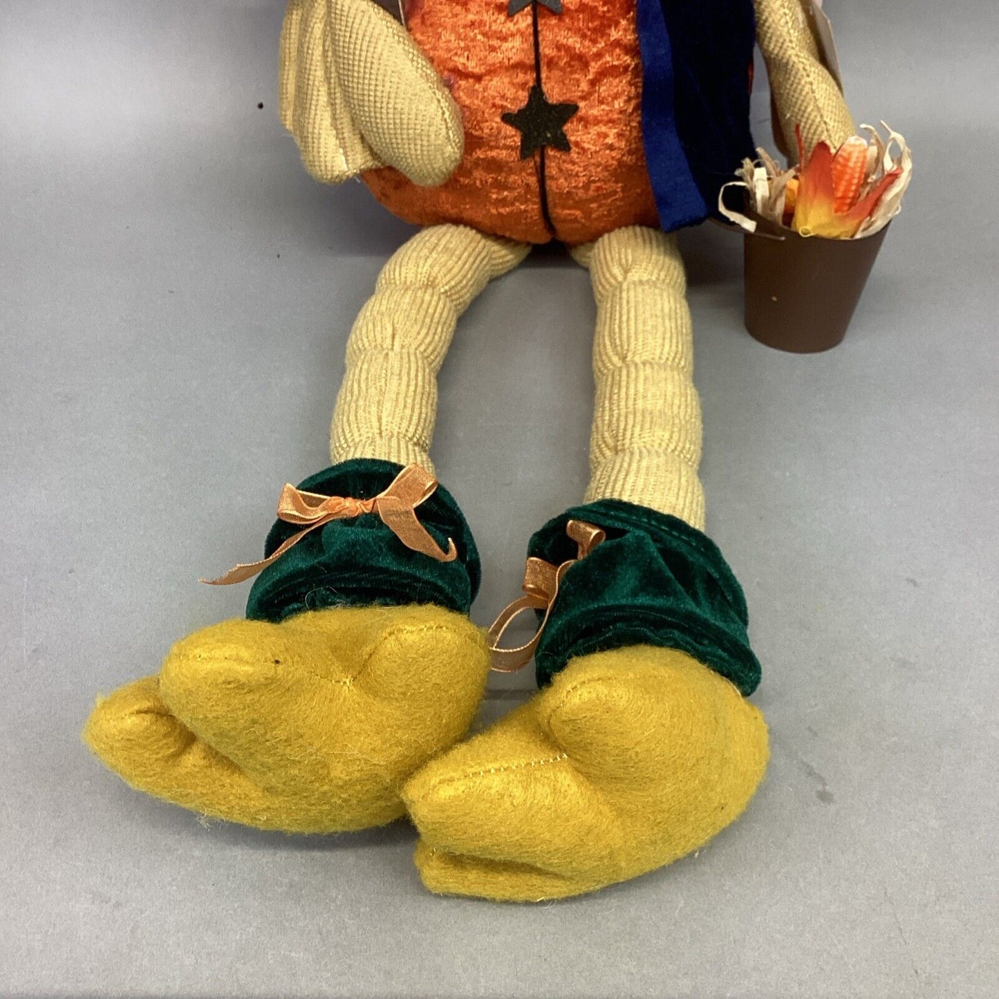 Sunset Bay Seasonal Turkey Pilgrim Plush Shelf Sitter #C5959 - 28”