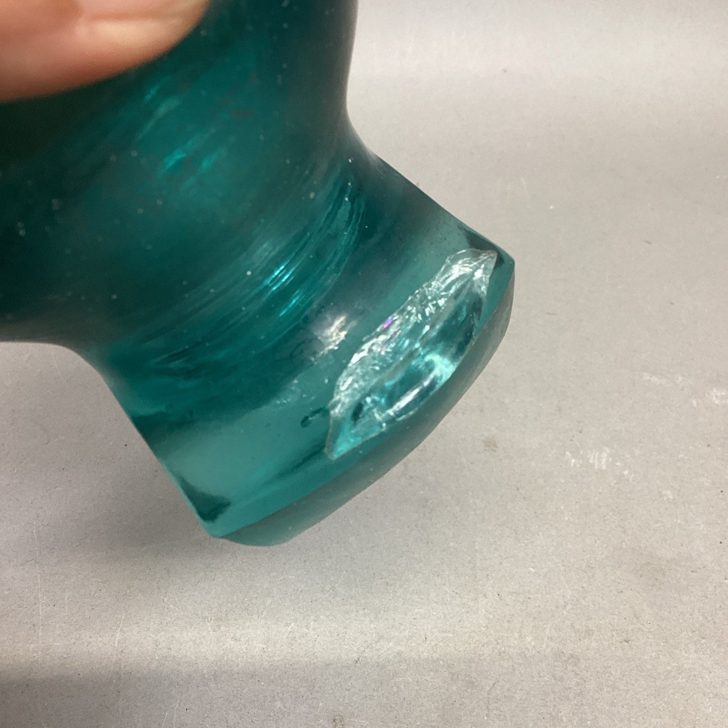 Heminggray #62 Glass Insulator Candle Holder - Made In The USA
