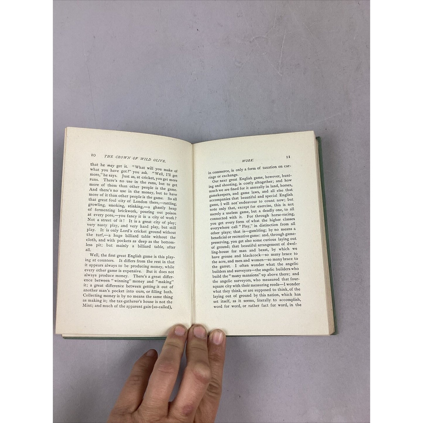 Crown Of Wild Olive By Ruskin Jan 1, 1897 - 3 Lectures On Work, Traffic & War