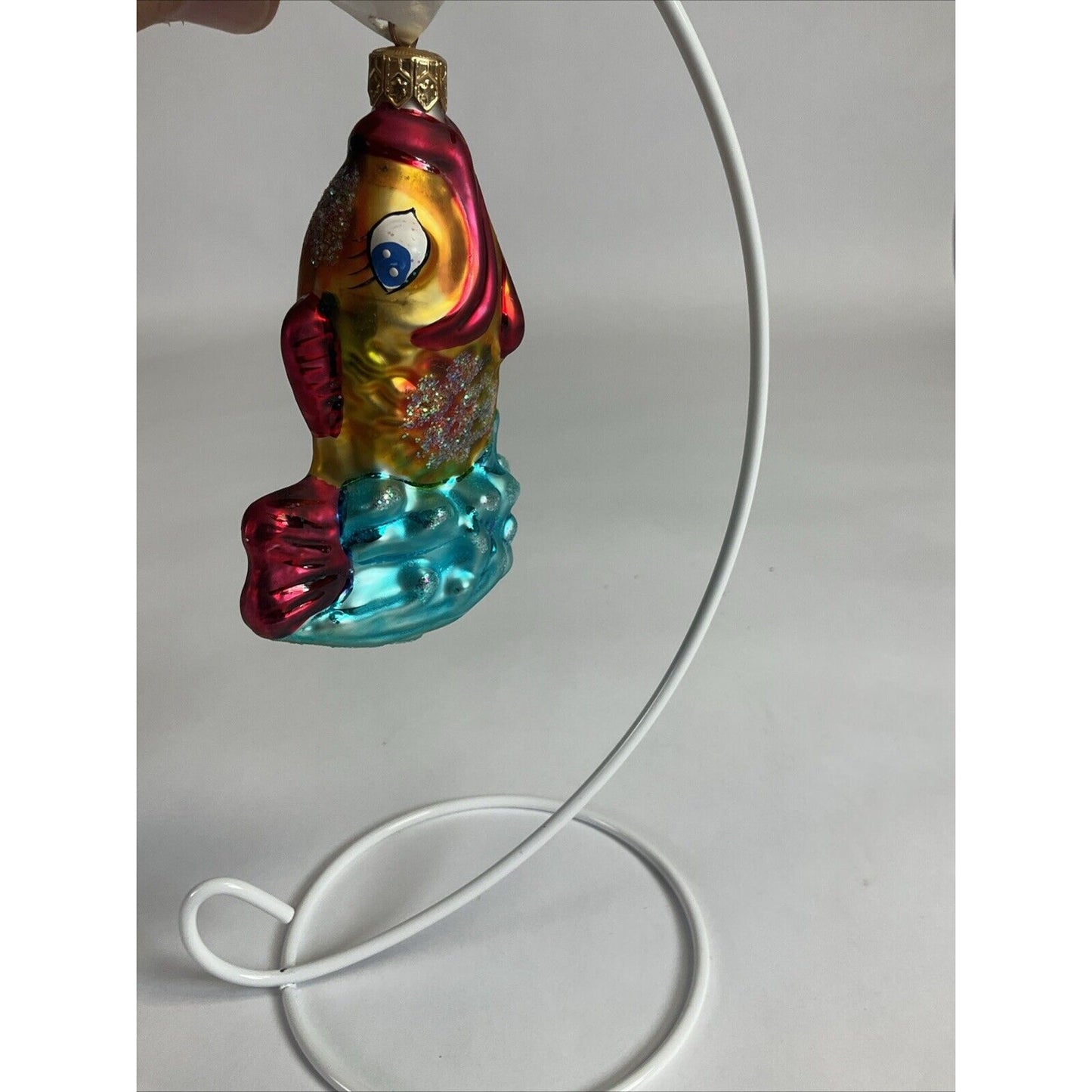 Christopher Radko, "SPLASH" Glass Christmas Ornament 1997