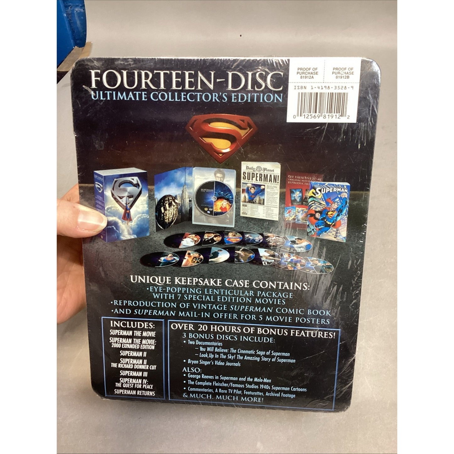 Superman Ultimate Collectors Edition (DVD, 2007, 14-Disc Set) SEALED Brand New