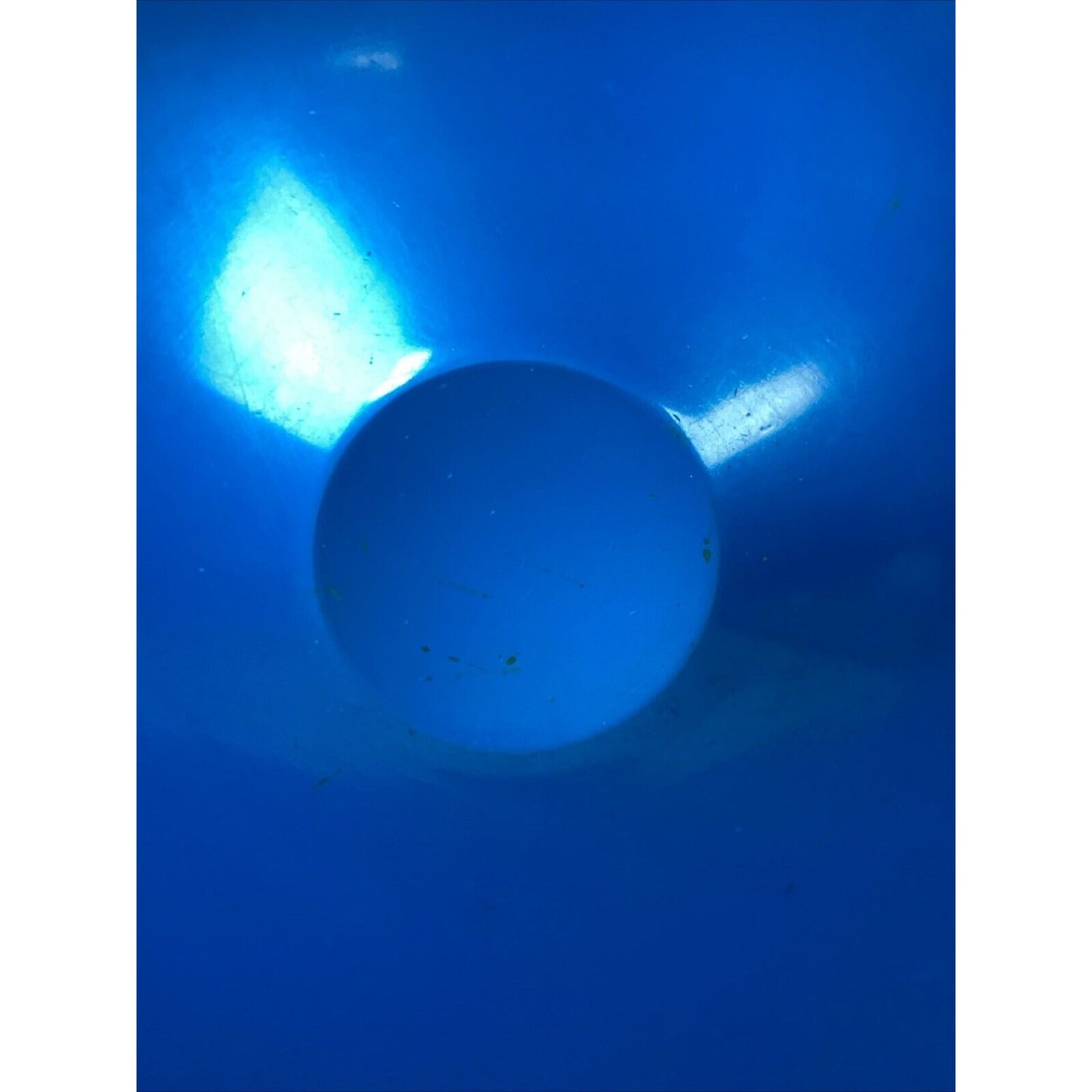 Emalox Sky Blue Turquoise Enameled Aluminum Bowl - 5 3/4”Db- Made in Norway