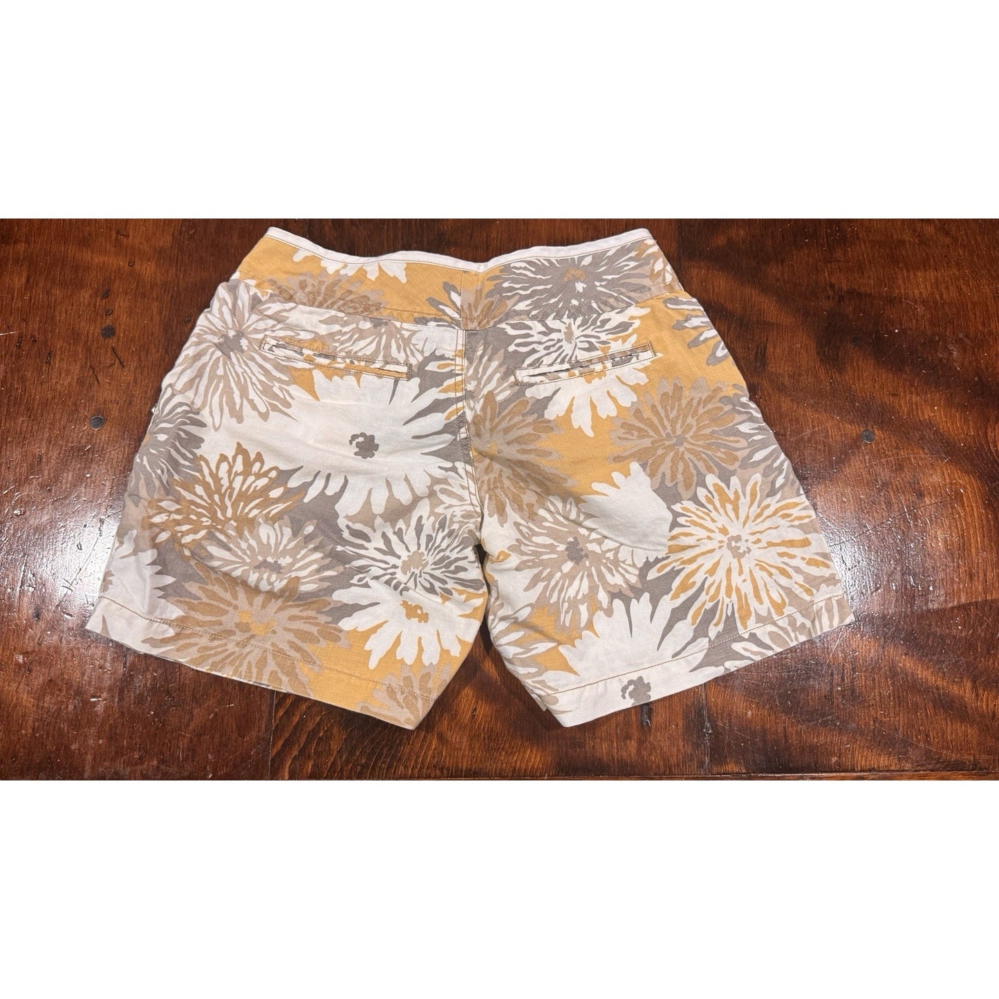 Free People Floral Shorts Size 4 Lace Up Boho Summer