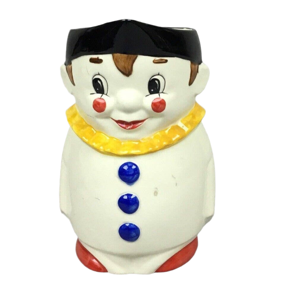 Geobel West Germany Clown Pitcher Stamped 74 101 19