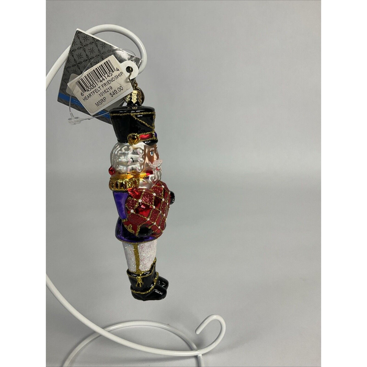 Christopher Radko Heartfelt Friendship Glass Christmas Ornament