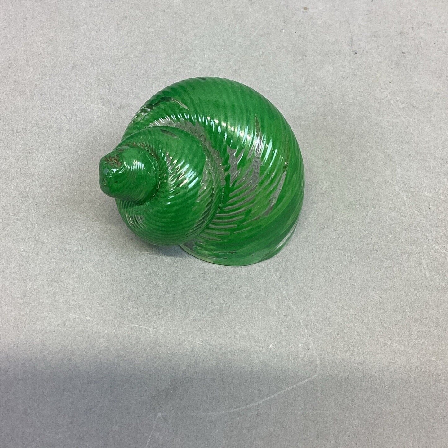 Lot Of 10 Glass Snail Shell Figurines, 1 Natural Snail Shell, 1 Fossil/1 Gold Sh
